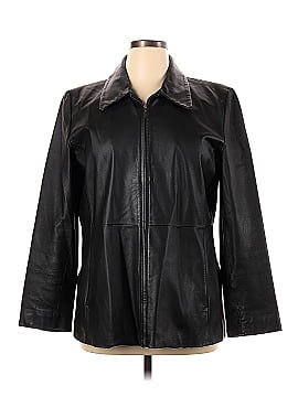 Madison & Max Leather Jacket (view 1)