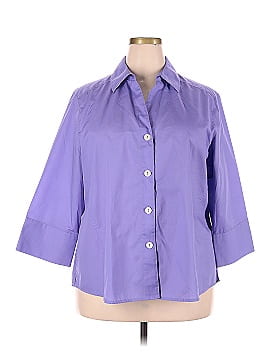 Foxcroft Long Sleeve Button-Down Shirt (view 1)
