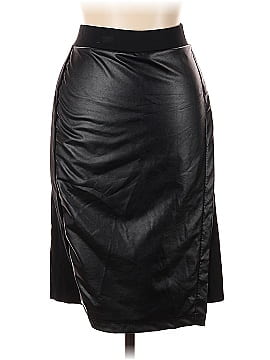 Liz Claiborne Faux Leather Skirt (view 1)