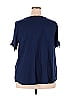 St. John's Bay Blue Short Sleeve Blouse Size 2X (Plus) - photo 2