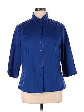 Riders by Lee 3/4 Sleeve Button-Down Shirt (view 1)