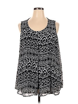 Brittany Black Sleeveless Blouse (view 1)