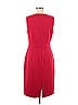 Ann Taylor Solid Red Casual Dress Size 6 - photo 2