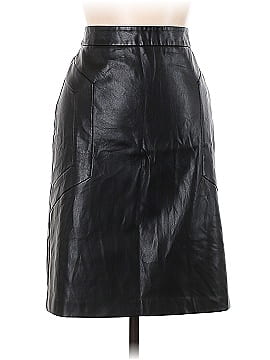DKNY Faux Leather Skirt (view 1)