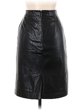 DKNY Faux Leather Skirt (view 2)