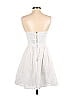 Juicy Couture 100% Cotton Grid Hearts Polka Dots White Casual Dress Size 0 - photo 2