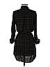 Be Cool 100% Rayon Plaid Black Casual Dress Size M - photo 2