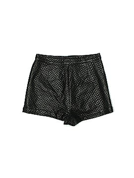 Topshop Faux Leather Shorts (view 2)