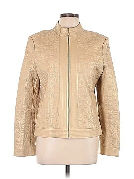 St. John Collection Leather Jacket (view 1)