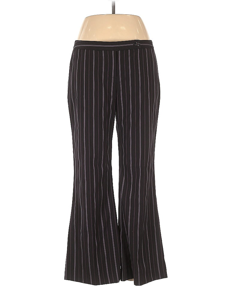 The Limited Stripes Black Dress Pants Size 10 - photo 1
