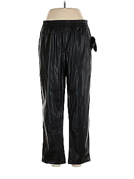 Scoop Faux Leather Pants (view 1)
