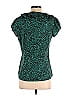 Banana Republic Factory Store 100% Polyester Green Short Sleeve Blouse Size S - photo 2