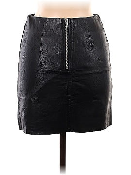 H&M Leather Skirt (view 2)