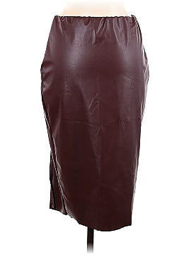 PrettyLittleThing Faux Leather Skirt (view 2)
