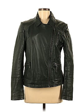 Reiss Faux Leather Jacket (view 1)