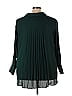 Unbranded 100% Polyester Green Long Sleeve Blouse Size 22 - 24 (Plus) - photo 2