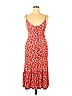 Roxy Floral Motif Red Casual Dress Size XL - photo 1