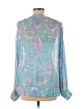 Anne Crimmins for Umi Collection Long Sleeve Silk Top (view 2)