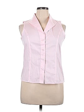 Calvin Klein Sleeveless Button-Down Shirt (view 1)