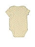Carter's 100% Cotton Polka Dots Hearts Ivory Short Sleeve Onesie 0-3 MO / 3 MO - photo 2