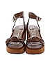 Seychelles 100% Leather Brown Heels Size 9 1/2 - photo 2