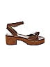 Seychelles 100% Leather Brown Heels Size 9 1/2 - photo 1