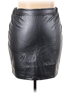 Heart Soul Faux Leather Skirt (view 1)