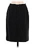 Canvas Backs 100% Acetate Solid Tweed Chevron-herringbone Black Formal Skirt Size 2 - photo 2