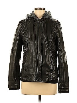 August Morgan By Kate Hersch Faux Leather Jacket (view 1)