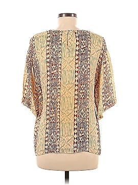 Alfred Sung Short Sleeve Silk Top (view 2)