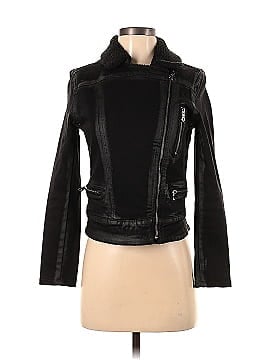 Paige Faux Leather Jacket (view 1)