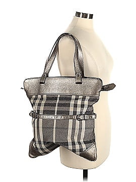 Burberry Shimmer Check Stowell Roll-Up Tote (view 2)