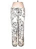 H&M 100% Polyester Jacquard Tortoise Floral Motif Damask Paisley Baroque Print Floral Batik Brocade Graphic Tropical Ivory Casual Pants Size XL - photo 1
