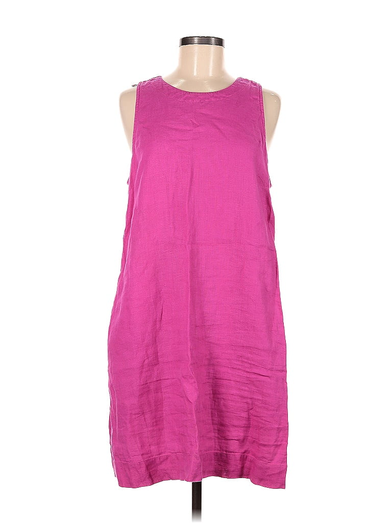 J.Crew 100% Linen Pink Casual Dress Size M - photo 1
