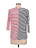 Pure & Good Stripes Red 3/4 Sleeve Top Size L - photo 2