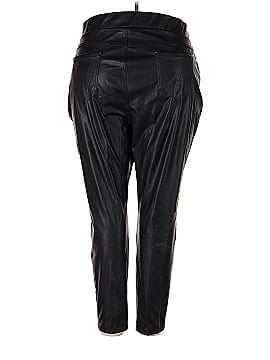 Terra & Sky Faux Leather Pants (view 2)