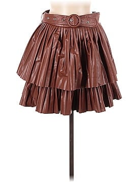Fore Faux Leather Skirt (view 1)
