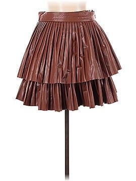 Fore Faux Leather Skirt (view 2)