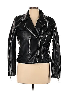 Straight to Hell Faux Leather Jacket (view 1)
