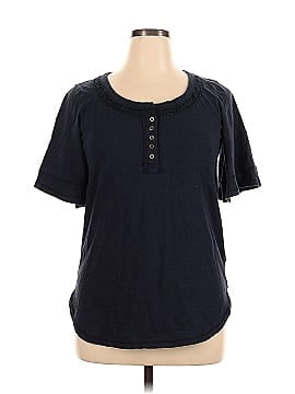 Weekend Suzanne Betro Short Sleeve Henley (view 1)