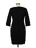 Ann Taylor Solid Black Casual Dress Size 12 - photo 2