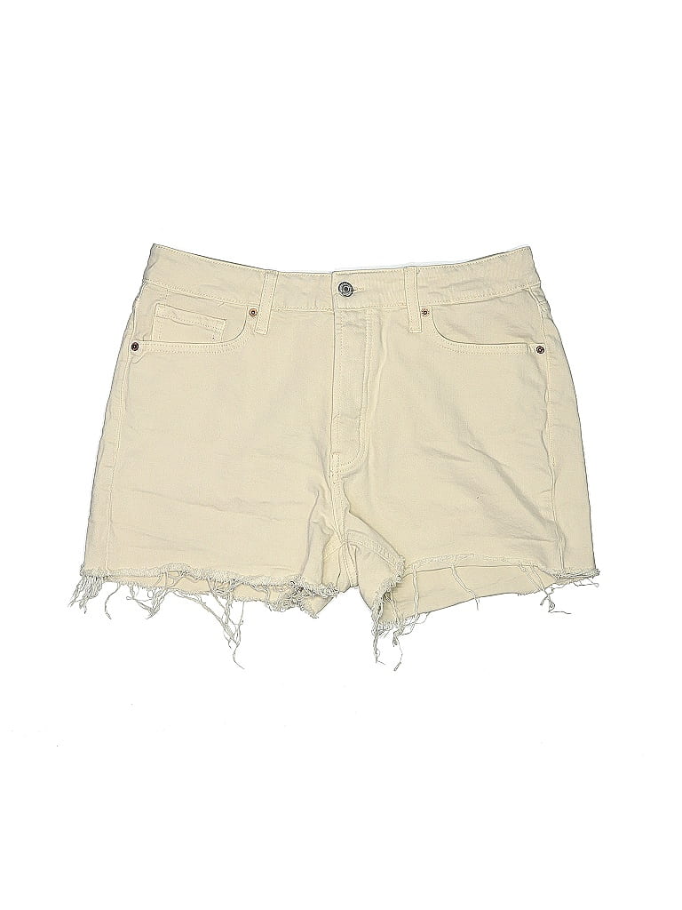 Old Navy Ivory Denim Shorts Size 14 - photo 1