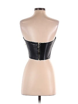 by the way. Faux Leather Top (view 2)