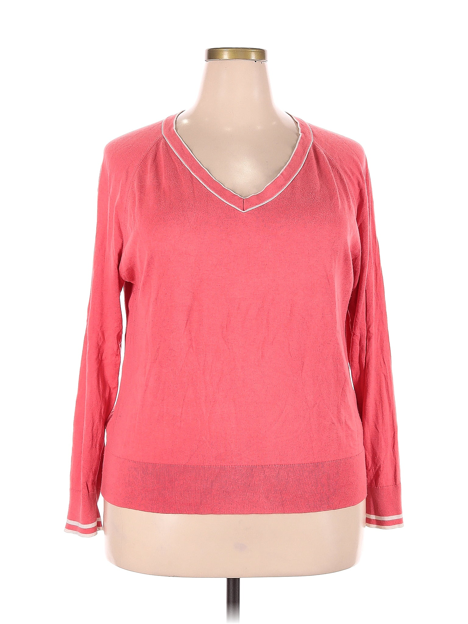 Banana Republic Pink Silk Pullover Sweater Size XXL - 80% off | ThredUp
