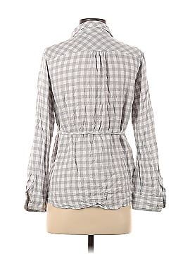 Isabel Maternity Long Sleeve Button-Down Shirt (view 2)