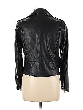 Zara Basic Leather Jacket (view 2)