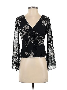 Papell Boutique Evening Long Sleeve Blouse (view 1)