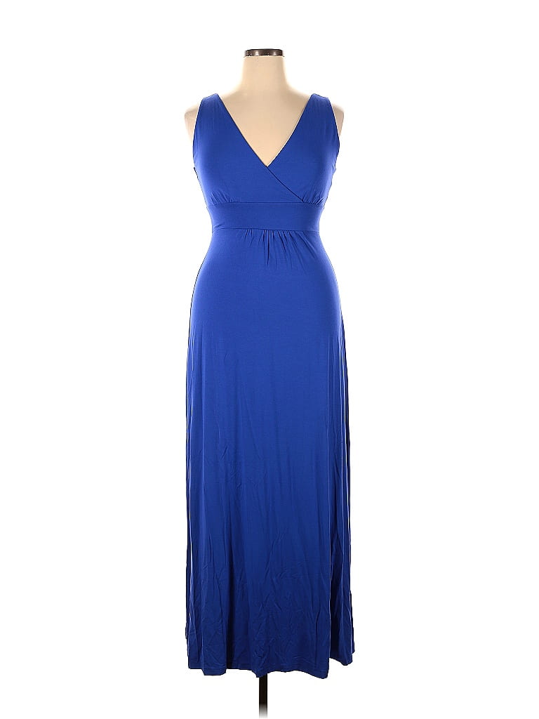 Willi Smith Blue Casual Dress Size L - photo 1
