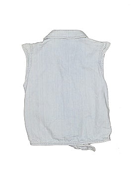&Denim by H&M Sleeveless Button-Down Shirt (view 2)