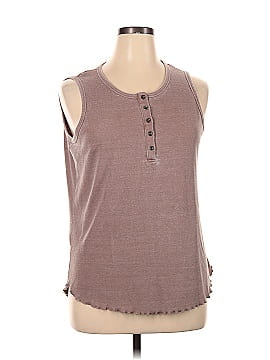 Jane and Delancey Sleeveless Henley (view 1)